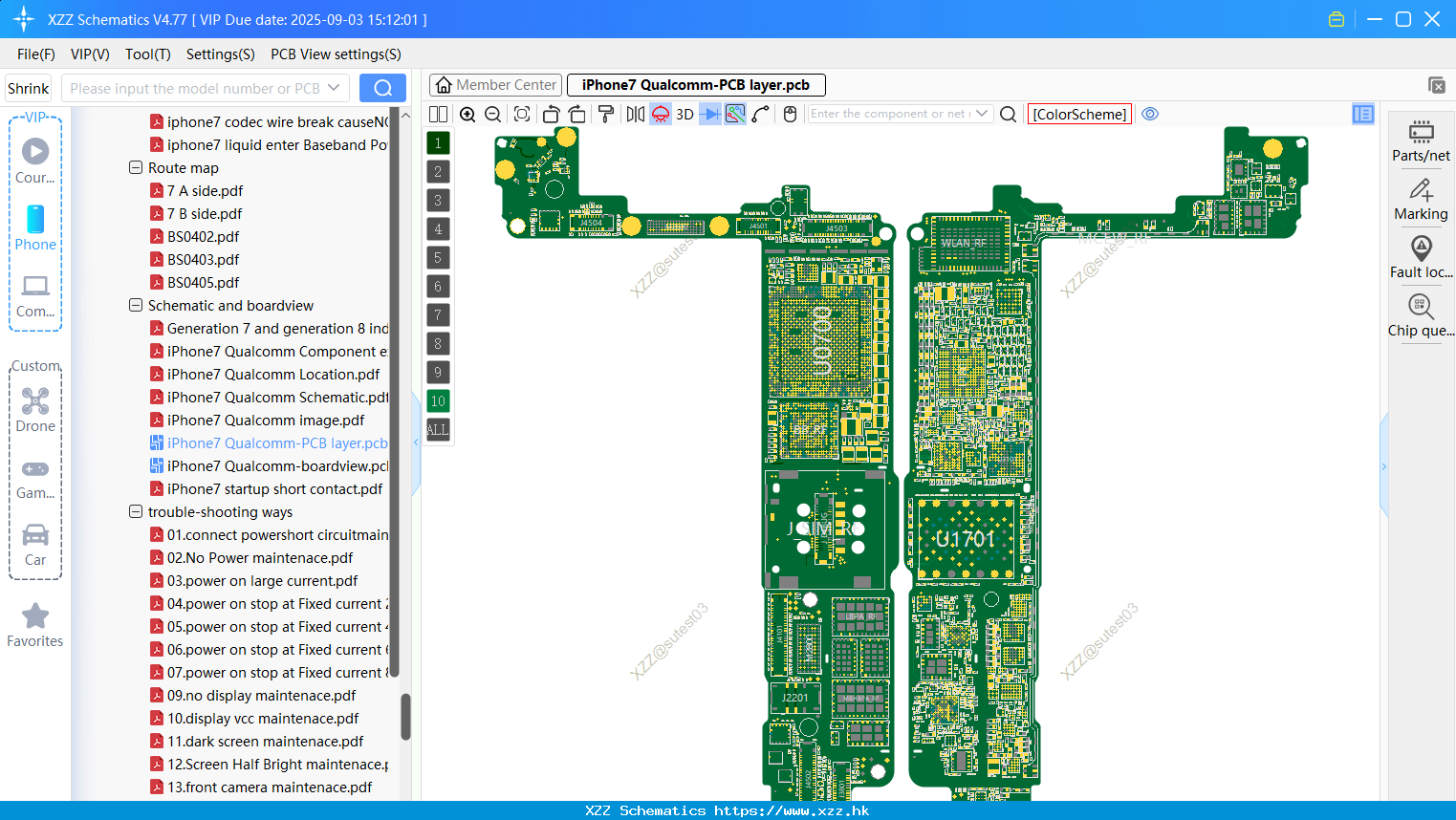 IPhone7 Qualcomm-PCB Layer